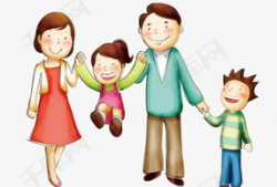 一家亲漫画,描绘温馨家庭生活的欢乐画卷